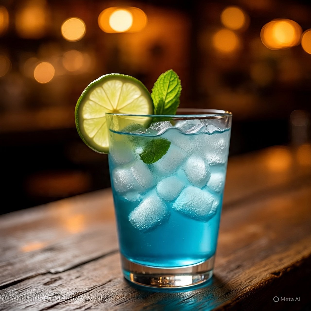 Blue Virgin Mojito